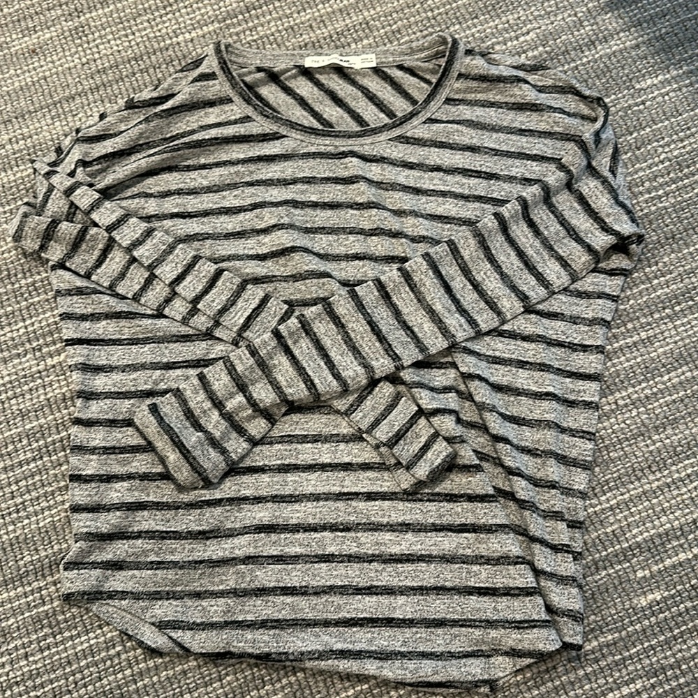 Rag and Bone striped super soft long sleeve tee